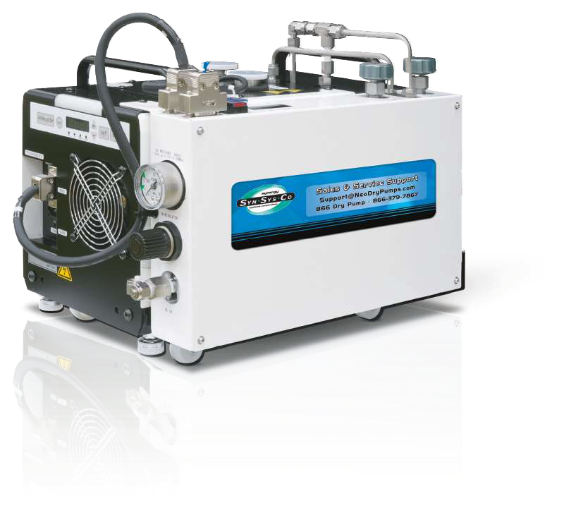 Kashiyama NeoDry N2 Purge Unit air-cooled multi-stage Roots dry vacuum pump